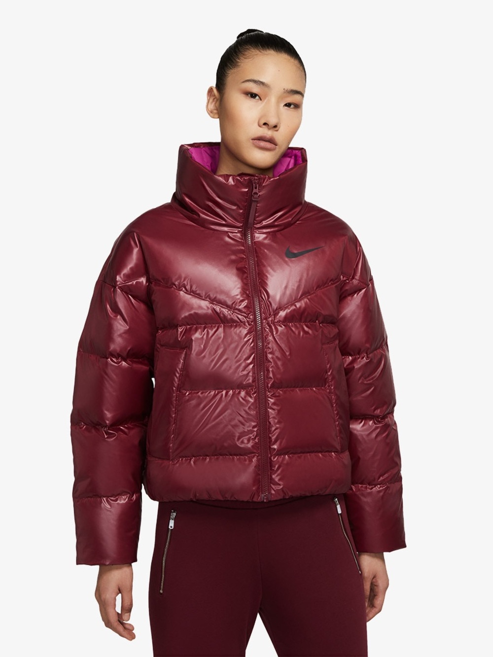 Nike Women's down-fill Jacket with Pink Lining